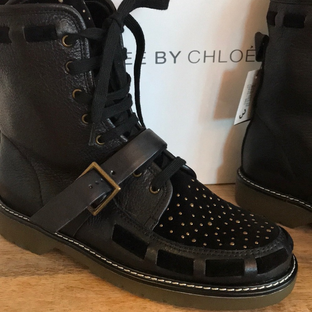 See by Chloe leather boots